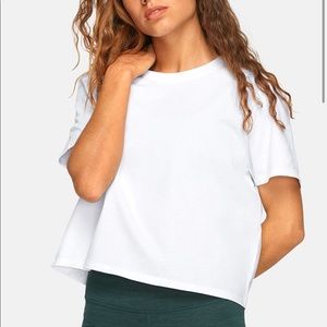 Outdoor Voices Everyday Bf Shortsleeve Small White